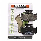 REAR BRAKE PADS FERODO ECO FRICTION YAMAHA TTR 250 FDB659EF