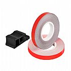LAMPA WHEEL STRIPE REFLECTIVE, ADHESIVE TRIM FOR WHEEL RIMS - RED (7MM X 6M)