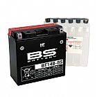 MOTORCYCLE BATTERY BS BATTERY BT14B-BS (YT14B-BS)
