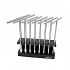 BIKESERVICE 8 PIECES T-HANDLE WRENCH SET WITH STAND