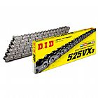 ΑΛΥΣΙΔΑ ΚΙΝΗΣΕΩΣ X'RING DID 525VX3 X 122 ΜΑΥΡΗ