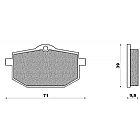 SET PADS FRONT NEWFREN FD097 YAMAHA XTZ 600 TENERE 85-90)