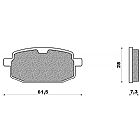 SET PADS FRONT NEWFREN FD175BA YAMAHA JOG 50 (93-)