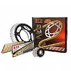 D.I.D ZVMX GOLD CHAIN & JT SPROCKET KIT YAMAHA TRACER900 18-20