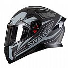 PILOT SNAKE HELMET BLACK - GREY