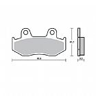 MOTORCYCLE BRAKE PADS SBS 125HF FA323 SCOOTER 50-125CCM