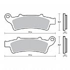 MOTORCYCLE BRAKE PADS SBS 159CT FA324 MAXI SCOOTER 125-249CCM