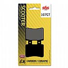 MOTORCYCLE BRAKE PADS SBS 167CT FA350 MAXI SCOOTER 125-249CCM