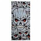 MODEKA SKULLS GREY NECK TUBE