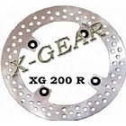 ΔΙΣΚΟΠΛΑΚΑ ΠΙΣΩ X-GEAR HUSQVARNA CR 125 00-09 / HUSQVARNA WR 360 00-04
