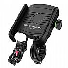 4RIDE SMARTPHONE HOLDER USB QUICK CHARGE 3.0  