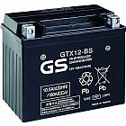 GS MOTORCYCLE BATTERY GTX12-BS (YTX12-BS) 12V 10AH