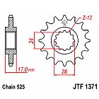 FRONT SPROCKET JT JTF1371.15 HONDA HONDA CB600 F-W X Y 1 2 3 4 5 6 HORNET CBF600 S-6 7 COWL CBR600 F 3