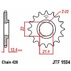 FRONT SPROCKET JT JTF1594.15 TEETH YAMAHA XT250 (08-12) / YBR250 