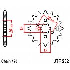 ΓΡΑΝΑΖΙ ΕΜΠΡΟΣΘΙΟ JT JTF252.12 ΔΟΝΤΙΑ HONDA C50 GLX 