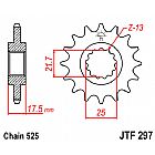 FRONT SPROCKET JT JTF297.14 TEETH HONDA CB-1 CBR400 RR CB-CBF500 