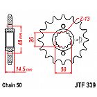 FRONT SPROCKET JT JTF339 15-16-17 TEETH HONDA VFR800 CBR1100 BLACKBIRD