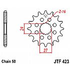 FRONT SPROCKET JT JTF423 16-17-18 TEETH SUZUKI GSX-R1000-1300 GSX1300