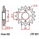 FRONT SPROCKET JT JTF505 14-15 TEETH ( KAWASAKI KLX650 A1-A3 D1 (KLX650 R) KAWASAKI KLR650 (KL650EBF)