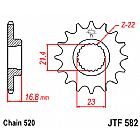 ΓΡΑΝΑΖΙ JT ΕΜΠΡΟΣ JTF582 16 ΔΟΝΤΙΑ YAMAHA XJ600