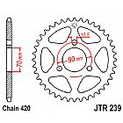 REAR SPROCKET JT JTR239 47 TEETH