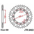 ΓΡΑΝΑΖΙ ΠΙΣΩ JT JTR245/2 43 ΔΟΝΤΙΑ