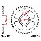 REAR SPROCKET JT JTR257 34-36 TEETH C50(6V) (75-80) (12V) (80-82) (GLX) (91-98) HONDA