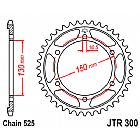REAR SPROCKET JT JTR300 48 TEETH