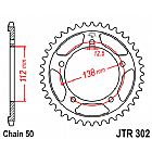 REAR SPROCKET JT JTR302 39-41-42-43-44 TEETH