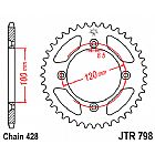 REAR SPROCKET JT JTR798 47 TEETH