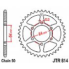 REAR SPROCKET JTR814 44 TEETH