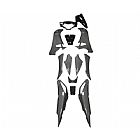 FAIRING KIT BLACK - GREY HONDA INNOVA 125I 13 PIECES
