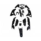 FAIRING SET STRONG BLACK HONDA GRAND C100