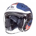 ΜΤ HELMETS AVENUE SV CROSSROAD WHITE DARK BLUE WHITE