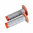 GRIPS RENTHAL DUAL COMPOUND FOR MX/ENDURO USE ORANGE-GREY