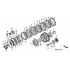 HONDA GENUINE CLUCTH SPRING 4PC 