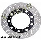 ΔΙΣΚΟΠΛΑΚΑ ΕΜΠΡΟΣ X-GEAR  KAWASAKI KLE 250 ANHELO 93 / KLR 650