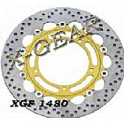 ΔΙΣΚΟΠΛΑΚΑ ΕΜΠΡΟΣ X-GEAR YAMAHA YZF R1 04-06