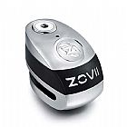 ZOVII ZD6 ALARM DISC BRAKE LOCK SILVER