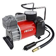 ΚΟΜΠΡΕΣΕΡ ΑΕΡΑ ΜΕΤΑΛΛΙΚΟ 12V 10BAR-150PSI-35L/min ΜΕ ΘΗΚΗ/ΜΑΝΟΜΕΤΡΟ/ΦΙΣ ΑΝΑΠΤΗΡΑ/3 ΑΝΤΑΠΤΟΡΕΣ/ΚΑΛΩΔΙΟ 300 cm AMiO - 1 ΤΕΜ.