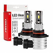 Λάμπες LED Σετ AMIO HΒ3 H-SERIES 9>18V 42W 6500K 3600lm +200% CSP LED 2 TEM.