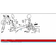 Γνήσια ντίζα συμπλέκτη HONDA VARADERO XL1000V
