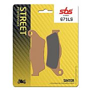 Πίσω Τακάκια SBS 671LS FA181 RR