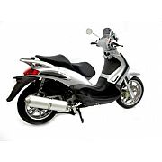 Εξάτμιση αλουμινίου GIANNELLI  PIAGGIO 500 με προδιαγραφές θορύβου