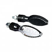 Φλας LED Lampa Moto Kinesis Carbon 12V Ζευγάρι