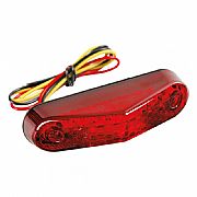Πίσω Φανάρι Lampa Moto Nova 12V 9Led Κόκκινο 3 Χρήσεων