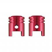 Keiti B211RD Valve Caps Red
