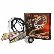 Σετ Γρανάζια-Αλυσίδα κινήσεως DID-JT για Yamaha FZ1 Fazer `06-`13 - Χρυσή Αλυσίδα X `ring (ZVM-X G&G)