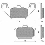 Τακάκια μοτοσυκλέτας DP-BRAKES 311