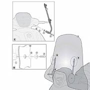 Givi A5615A Mount Kit Piaggio Medley 125/150 20-22